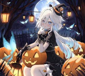 Halloween Genshin Impact.Android wallpaper 2160x1920