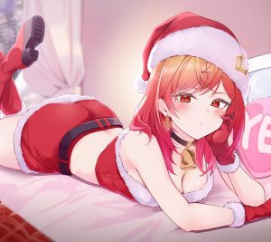Christmas anime.Android wallpaper 2160x1920 (5)