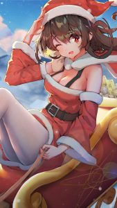 Christmas anime.Xiaomi Mi Note 2 wallpaper 1080x1920