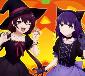 Halloween anime.Android wallpaper 2160x1920 (3)