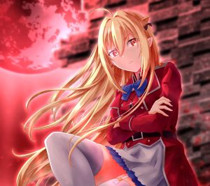Hikikomari Kyuuketsuki no Monmon Terakomari Gandesblood.Android wallpaper 2160x1920 (1)
