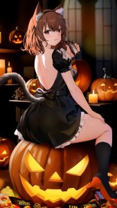 Halloween anime 1440x2560