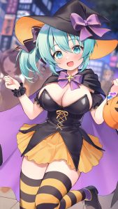 Halloween anime 2160x3840 (1)