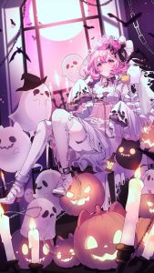 Halloween anime 2160x3840