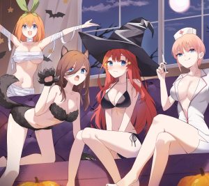 Halloween anime.Android wallpaper 2160x1920 (11)