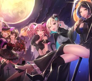 Halloween anime.Android wallpaper 2160x1920 (12)