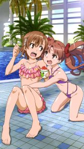 Toaru Majutsu no Index Mikoto Misaka Kuroko Shirai 2160x3840 (1)