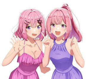 WataNare Renako Amaori Haruna Amaori.Android wallpaper 2160x1920