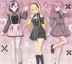 Watari-kun no xx ga Houkaisunzen Satsuki Tachibana Yukari Ishihara Makina Umezawa.Android wallpaper 2160x1920