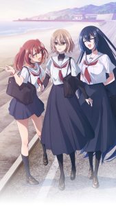 Watashi wo Tabetai, Hitodenashi Hinako Yaotose Shiori Oumi Miko Yashiro 1440x2560