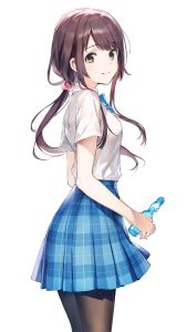 Chitose-kun wa Ramune Bin no Naka Yua Uchida 1440x2560