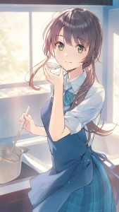 Chitose-kun wa Ramune Bin no Naka Yua Uchida.iPhone 6 Plus wallpaper 1080x1920 (1)