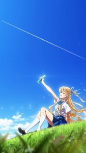 Chitose-kun wa Ramune Bin no Naka Yuuko Hiiragi 1440x2560