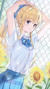 Chitose-kun wa Ramune Bin no Naka Yuuko Hiiragi.iPhone 6 Plus wallpaper 1080x1920